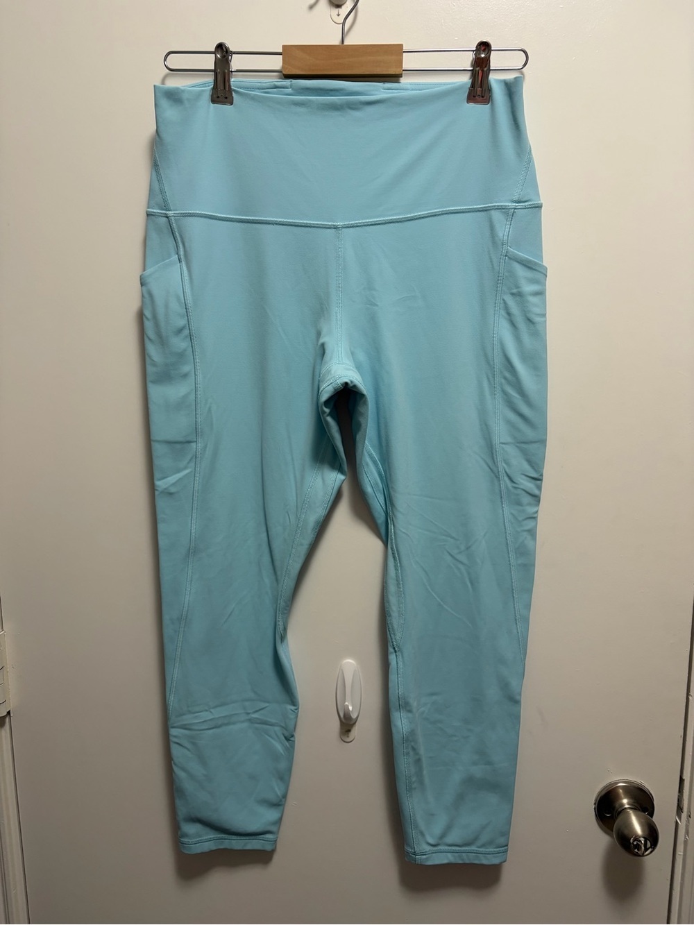 Lululemon Align High-Rise Pant with Pockets 25" Cyan Blue Women’s Size 12 - Picture 2 of 4